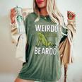 Weirdo With A Beardo Women's Oversized Comfort T-Shirt Moss