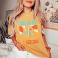 This Is My 70S Costume Groovy Hippie Theme Party Outfit Men Women's Oversized Comfort T-Shirt Mustard