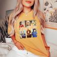 80'S 90'S Mom Vibes Mom Life Mother's Day Vintage Mama Women's Oversized Comfort T-Shirt Mustard