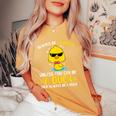 Always Be Yourself Unless You Can Be A Duck Lover Duck Women's Oversized Comfort T-Shirt Mustard