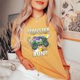 Aunt Monster Truck Are My Jam Truck Lovers Women's Oversized Comfort T-Shirt Mustard