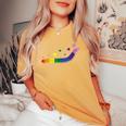 Awesome Rainbow Millipede For Lgbtq Gay Millipede Pet Owner Women's Oversized Comfort T-Shirt Mustard