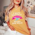 Best Girls 7 Days Without Gymnastics Women's Oversized Comfort T-Shirt Mustard