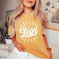 Best Gigi Ever Modern Calligraphy Font Mother's Day Gigi Women's Oversized Comfort T-Shirt Mustard
