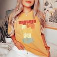 Brother Of The Birthday Girl Vintage Matching Family Party Women's Oversized Comfort T-Shirt Mustard