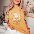 Cinco De Mayo Mexican Poncho 5 De Mayo Anime Cute Girl Women's Oversized Comfort T-Shirt Mustard