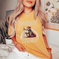 The Devil Whispered In My Ear Christian Jesus Bible Quote Women's Oversized Comfort T-Shirt Mustard