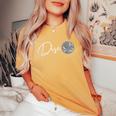 Disco Party 70S 80S 90S Family Themed Women's Oversized Comfort T-Shirt Mustard