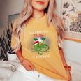 Dragon Lovers All I Want For Christmas Is A Dragon Girls Women's Oversized Comfort T-Shirt Mustard