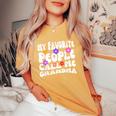 My Favorite People Call Me Grandma Mother's Day Women's Oversized Comfort T-Shirt Mustard