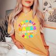 Field Day 2024 Let Game Begin 6Th Grade For Kid Teacher Girl Women's Oversized Comfort T-Shirt Mustard