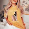 This Is My Flag Usa Anti Pride Non Gay Lgbt Women Women's Oversized Comfort T-Shirt Mustard