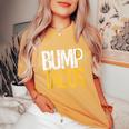 Baby Boy Girl Bump Taco Pregnant For Her Women's Oversized Comfort T-Shirt Mustard