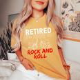 Retirement For Retired Retirement Women's Oversized Comfort T-Shirt Mustard