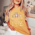 Vegan Love Animals Be Kind To Every Kind Women's Oversized Comfort T-Shirt Mustard