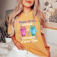 Gender Reveal Outfit Grandma To Be Party Announcement Women's Oversized Comfort T-Shirt Mustard