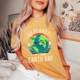 Go Planet Its Your Earth Day Retro Vintage For Men Women's Oversized Comfort T-Shirt Mustard
