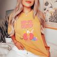 Hap Pee Kidney Urology Nurse Nephrology Bunny Easter Day Women's Oversized Comfort T-Shirt Mustard