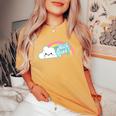 Heck Yeah Cute Kawaii Rainbow Women's Oversized Comfort T-Shirt Mustard