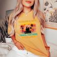 Husband And Wife Travel Partners For Life Beach Traveling Women's Oversized Comfort T-Shirt Mustard
