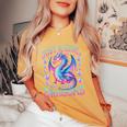 Just A Girl Who Loves Dragons Cute Dragon Women's Oversized Comfort T-Shirt Mustard