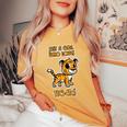 Just A Girl Wo Loves Tigers Tigercat Tiger Women's Oversized Comfort T-Shirt Mustard