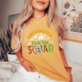 Kindergarten Zoo Field Trip Squad Matching Teacher Students Women's Oversized Comfort T-Shirt Mustard