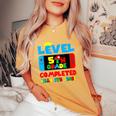 Level 5Th Grade Completed Hello 6Th Grade Last Day Of School Women's Oversized Comfort T-Shirt Mustard