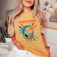 Locura De Marzo 2024 Music Lover Trending Quote Mens Women's Oversized Comfort T-Shirt Mustard