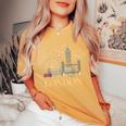 London Souvenir England Vintage City British Uk T- Women's Oversized Comfort T-Shirt Mustard