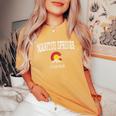 Manitou Springs Colorado Vintage Athletic Mountains Women's Oversized Comfort T-Shirt Mustard