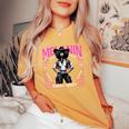 Melanin Rodeo Queen African American Black Cowgirl Western Women's Oversized Comfort T-Shirt Mustard