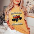 Monster Truck Grandma Monster Truck Are My Jam Truck Lovers Women's Oversized Comfort T-Shirt Mustard