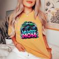 Monster Truck Mom Of The Birthday Boy Matching Family Women's Oversized Comfort T-Shirt Mustard