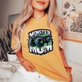 Monster Truck Race Racer Driver Mom Mother's Day Women's Oversized Comfort T-Shirt Mustard