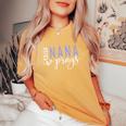 This Nana Love Prays Women's Oversized Comfort T-Shirt Mustard