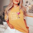 I Need A Huge Cocktail Adult Humor Drinking Women's Oversized Comfort T-Shirt Mustard