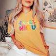 Nicu Nurse Neonatal Itensive Care Unit Nursing Women's Oversized Comfort T-Shirt Mustard