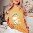 Not All Wounds Are Visible Messy Bun Mental Health Awareness Women's Oversized Comfort T-Shirt Mustard