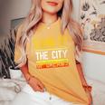 Oklahoma City The City Of Dreams Oklahoma Souvenir Women's Oversized Comfort T-Shirt Mustard