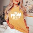 Prom Squad 2024 Proud Mom Graduate Prom Class Of 2024 Women's Oversized Comfort T-Shirt Mustard