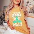 Proud Mama Of A Pots Warrior Orthostatic Awareness Mom Women's Oversized Comfort T-Shirt Mustard
