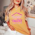 Realtor House Hustler Real Estate Agent Advertising Women's Oversized Comfort T-Shirt Mustard