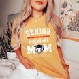 Senior Baseball Mom 2024 Senior Mom Class Of 2024 Baseball Women's Oversized Comfort T-Shirt Mustard
