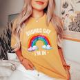 Sounds Gay I'm In Rainbow Lgbt Pride Gay Women's Oversized Comfort T-Shirt Mustard
