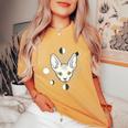 Sphynx Cat Moon Phase Gothic Women's Oversized Comfort T-Shirt Mustard