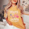 Stepping Into My 60Th Birthday Like A Queen Women Women's Oversized Comfort T-Shirt Mustard