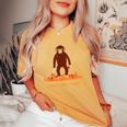 Stoned Ape Theory Magic Mushroom Psychedelic High Women's Oversized Comfort T-Shirt Mustard