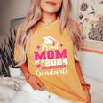 Super Proud Mom Of 2024 Kindergarten Graduate Awesome Family Women's Oversized Comfort T-Shirt Mustard