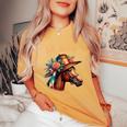 Talk Derby To Me Horse Racing Lover Derby Day Women's Oversized Comfort T-Shirt Mustard